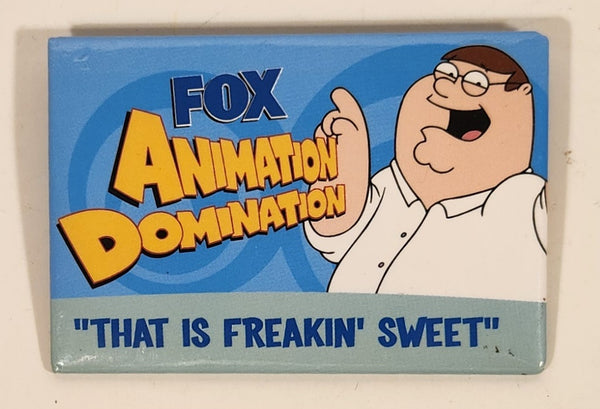 2005 Fox Animation Domination Family Guy Peter Griffin "That Is Freakin' Sweet" Movie 2" x 3" Promotional Pin