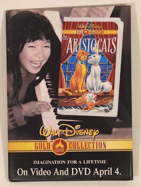 Walt Disney Classic Gold Collection The Aristocats Movie 2 1/2" x 3 1/2" Promotional Pin