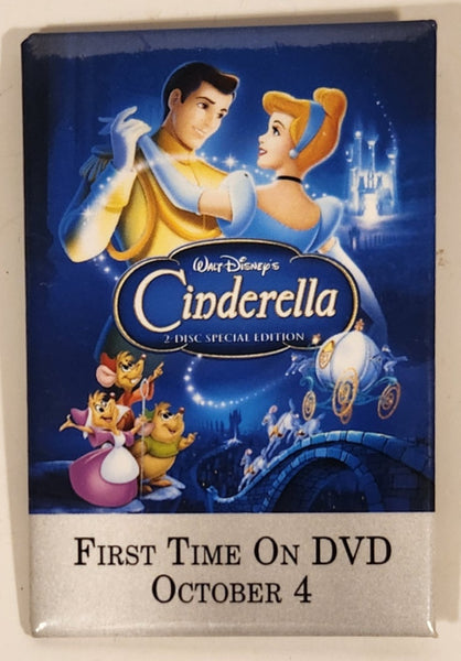 Walt Disney Pictures Presents Cinderella 2 Disc Special Edition Movie 2" x 3" Promotional Pin