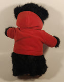 Black Teddy Bear with Red Canada Mackenzie Sweater 10" Stuffed Plush Toy