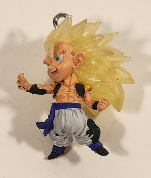 Dragon Ball Super Saiyan Gogeta 1 1/2" PVC Toy Figure Keychain Charm