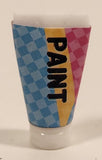 Red Yellow Blue Tube of Paint Miniature 1" Plastic Dollhouse Play Toy