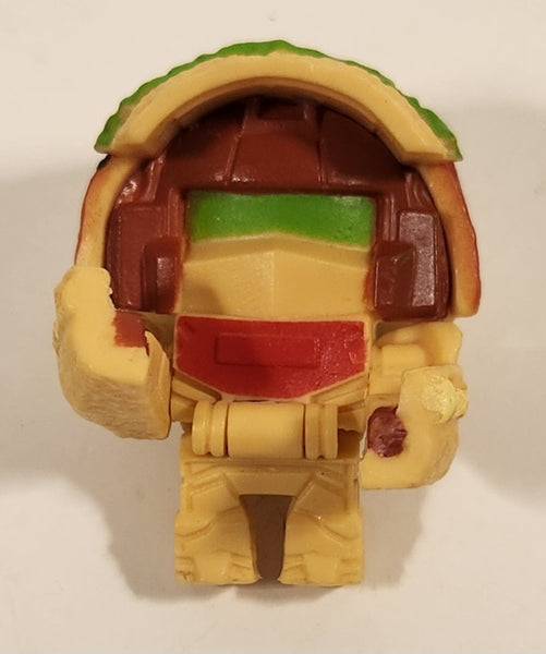 Transformers BotBots Burgertron Hamburger 1 1/2" Plastic Toy Figure