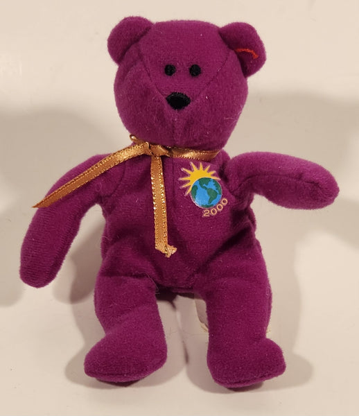 2000 Ty Beanie Babies Millennium The Bear 5" Stuffed Plush Toy