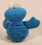 1997 Mattel Tyco Jim Henson Productions Sesame Street Beans Cookie Monster 7 1/2" Stuffed Beanie Plush Toy