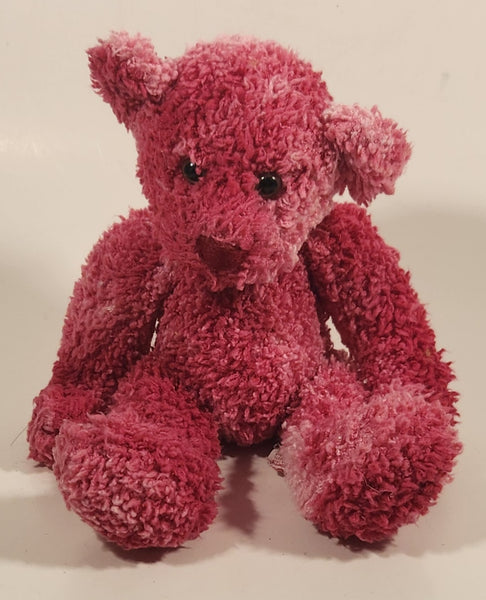 Russ Berrie & Co Posie Pink Teddy Bear 8" Stuffed Beanie Plush Toy