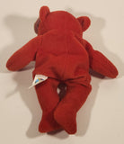 2000 Plushland Chicago Red Teddy Bear 8" Stuffed Beanie Plush Toy with Tag