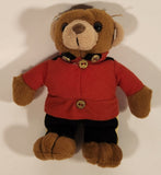 RCMP Royal Canadian Mounted Police Brown Teddy Bear 6" Stuffed Beanie Plush Toy