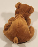 Laying Brown Wrinkle Dog 6" Stuffed Beanie Plush Toy