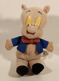 1998 Play By Play Warner Bros. Looney Tunes Porky Pig 8" Stuffed Beanie Plush Toy