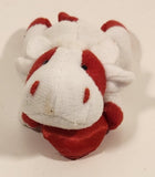 Red and White Bull Cow with Heart 4" Stuffed Beanie Plush Toy
