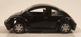 1998 New Ray Speedy Power Volkswagen New Beetle Black 1/32 Scale Pull Back Die Cast Toy Car Vehicle with Opening Doors