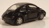1998 New Ray Speedy Power Volkswagen New Beetle Black 1/32 Scale Pull Back Die Cast Toy Car Vehicle with Opening Doors