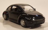 1998 New Ray Speedy Power Volkswagen New Beetle Black 1/32 Scale Pull Back Die Cast Toy Car Vehicle with Opening Doors
