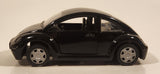 1998 New Ray Speedy Power Volkswagen New Beetle Black 1/32 Scale Pull Back Die Cast Toy Car Vehicle with Opening Doors