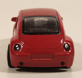 1998 New Ray Speedy Power Volkswagen New Beetle Red 1/32 Scale Pull Back Die Cast Toy Car Vehicle with Opening Doors