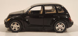 Saico Item No. DP 5019 2000 PT Cruiser Black 1/34 Scale Pull Back Die Cast Toy Car Vehicle