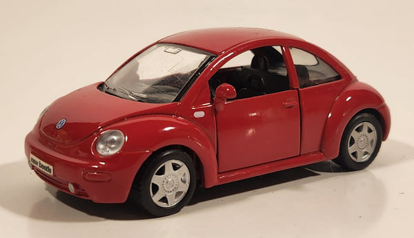 Maisto Volkswagen New Beetle Red 1/37 Scale Pull Back Die Cast Toy Car Vehicle