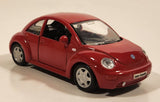 Maisto Volkswagen New Beetle Red 1/37 Scale Pull Back Die Cast Toy Car Vehicle