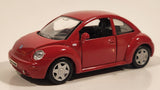 Maisto Volkswagen New Beetle Red 1/37 Scale Pull Back Die Cast Toy Car Vehicle