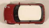 Burago Mini Cooper Red with White Roof 1/43 Scale Die Cast Toy Car Vehicle