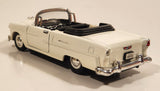 Sunnyside Superior SS 5720 1955 Chevrolet Bel Air Convertible White 1/36 Scale Pull Back Die Cast Toy Car Vehicle with Opening Doors