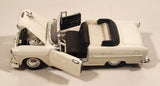 Sunnyside Superior SS 5720 1955 Chevrolet Bel Air Convertible White 1/36 Scale Pull Back Die Cast Toy Car Vehicle with Opening Doors
