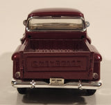 Sunnyside Superior SS 5602 1955 Chevy Stepside Pickup Truck Metallic Dark Red 1/36 Scale Die Cast Toy Car Vehicle with Opening Doors and Tailgate