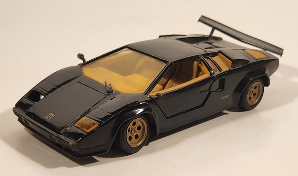 1988 Revell Lamborghini Countach Black 1/24 Scale Die Cast Toy Car Vehicle with Opening Scissor Doors