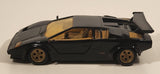 1988 Revell Lamborghini Countach Black 1/24 Scale Die Cast Toy Car Vehicle with Opening Scissor Doors