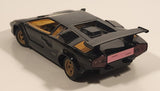 1988 Revell Lamborghini Countach Black 1/24 Scale Die Cast Toy Car Vehicle with Opening Scissor Doors