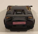 1988 Revell Lamborghini Countach Black 1/24 Scale Die Cast Toy Car Vehicle with Opening Scissor Doors