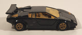 1988 Revell Lamborghini Countach Black 1/24 Scale Die Cast Toy Car Vehicle with Opening Scissor Doors
