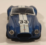 1989 Revell Shelby #33 Blue with White Stripes 1/24 Scale Die Cast Toy Car Vehicle with Opening Hood and Doors