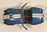 1989 Revell Shelby #33 Blue with White Stripes 1/24 Scale Die Cast Toy Car Vehicle with Opening Hood and Doors