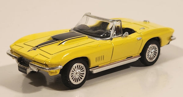 1999 New Ray 1967 Chevrolet Corvette Convertible Yellow 1/43 Scale Die Cast Toy Car Vehicle