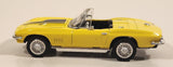 1999 New Ray 1967 Chevrolet Corvette Convertible Yellow 1/43 Scale Die Cast Toy Car Vehicle