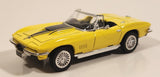 1999 New Ray 1967 Chevrolet Corvette Convertible Yellow 1/43 Scale Die Cast Toy Car Vehicle