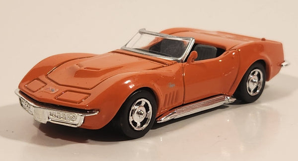 1999 New Ray 1969 Chevrolet Corvette Convertible Orange 1/43 Scale Die Cast Toy Car Vehicle