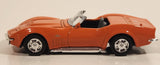 1999 New Ray 1969 Chevrolet Corvette Convertible Orange 1/43 Scale Die Cast Toy Car Vehicle