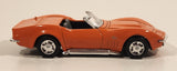 1999 New Ray 1969 Chevrolet Corvette Convertible Orange 1/43 Scale Die Cast Toy Car Vehicle