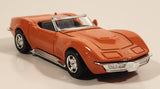 1999 New Ray 1969 Chevrolet Corvette Convertible Orange 1/43 Scale Die Cast Toy Car Vehicle