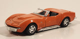 1999 New Ray 1969 Chevrolet Corvette Convertible Orange 1/43 Scale Die Cast Toy Car Vehicle