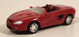 1997 New Ray Mustang Mach III Convertible Red 1/43 Scale Die Cast Toy Car Vehicle