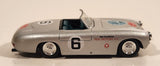 2000 New Ray 1952 Mercedes-Benz 300SL Spider Panamerican #6 Prat Motors S.A. Mexico Silver 1/43 Scale Die Cast Toy Car Vehicle