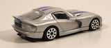 Burago Dodge Viper GTS Coupe Silver with Blue Stripes 1/43 Scale Die Cast Toy Car Vehicle