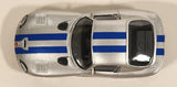 Burago Dodge Viper GTS Coupe Silver with Blue Stripes 1/43 Scale Die Cast Toy Car Vehicle