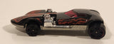 2010 Hot Wheels Race World: Volcano Twin Mill Black w/ Red Flames Die Cast Toy Car Vehicle