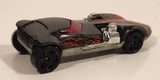 2010 Hot Wheels Race World: Volcano Twin Mill Black w/ Red Flames Die Cast Toy Car Vehicle
