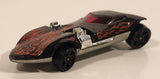 2010 Hot Wheels Race World: Volcano Twin Mill Black w/ Red Flames Die Cast Toy Car Vehicle